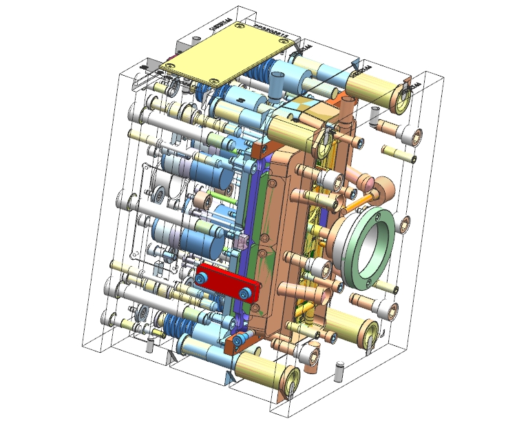 兩邊滑塊冷流道模具